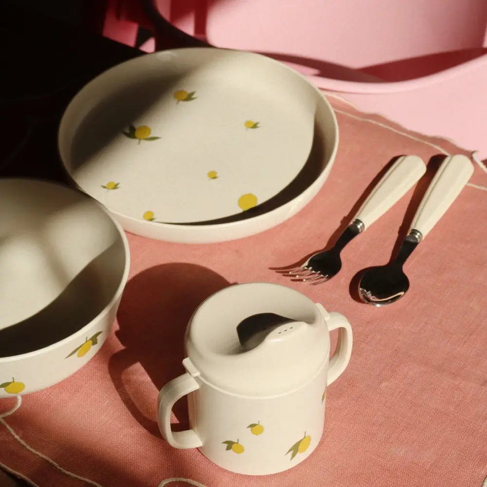 Konges Sløjd 5-pakning Tallerkener Lemon Mix