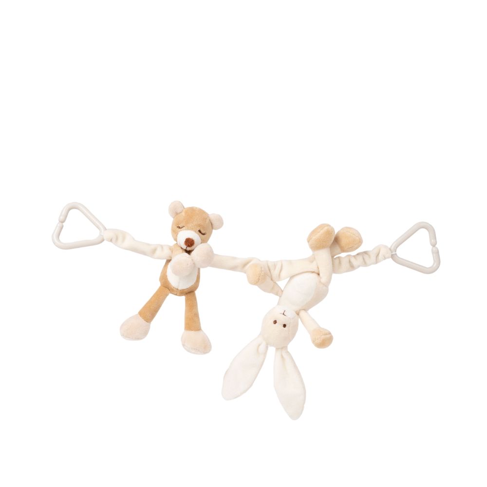 Teddykompaniet Diinglisar Barnevognshenge Bamse og Kanin