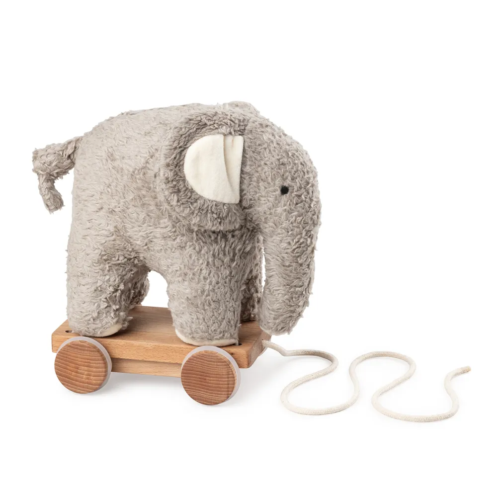 Sebra Trekkleker Elefant grå