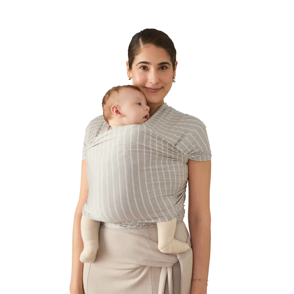 Ergobaby Aura Wrap bæresele Grå striper