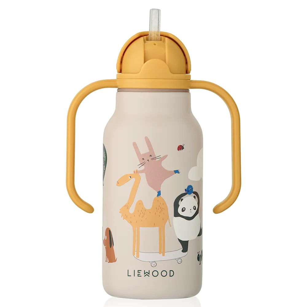 Liewood Kimmie vannflaske 250 ml Around the world / Sandy 2622