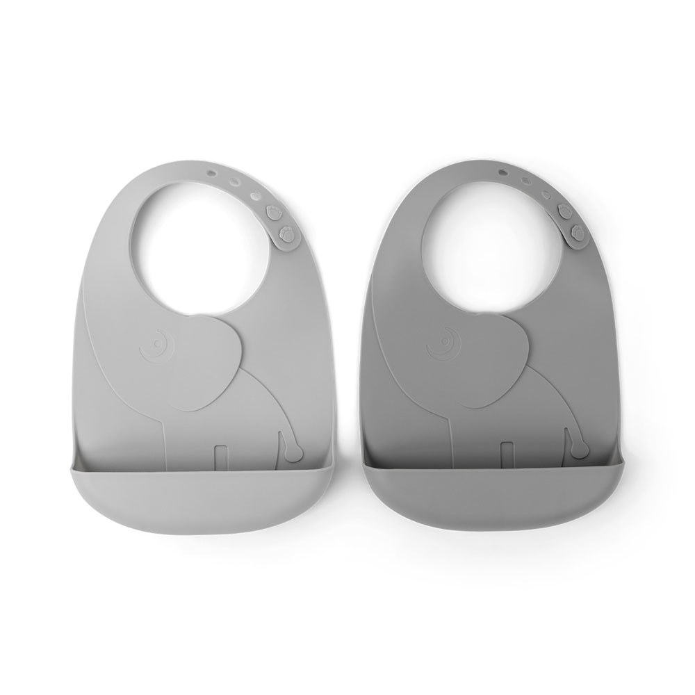 Done by Deer Peekaboo smekke 2-pack Elphee Grey