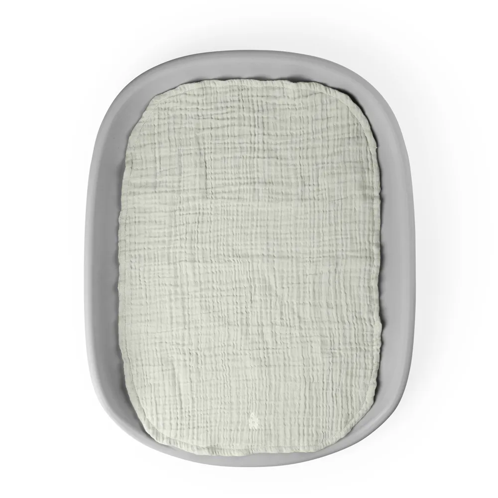 Sebra Stellematte 2-pakning muslin green