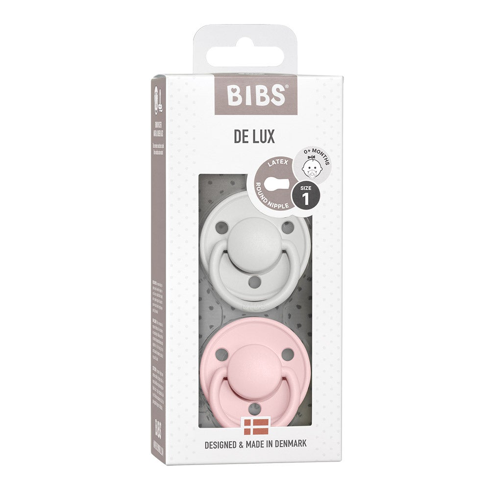 Smekker Napp 2-pakning De Lux Haze/Blossom 0-6m
