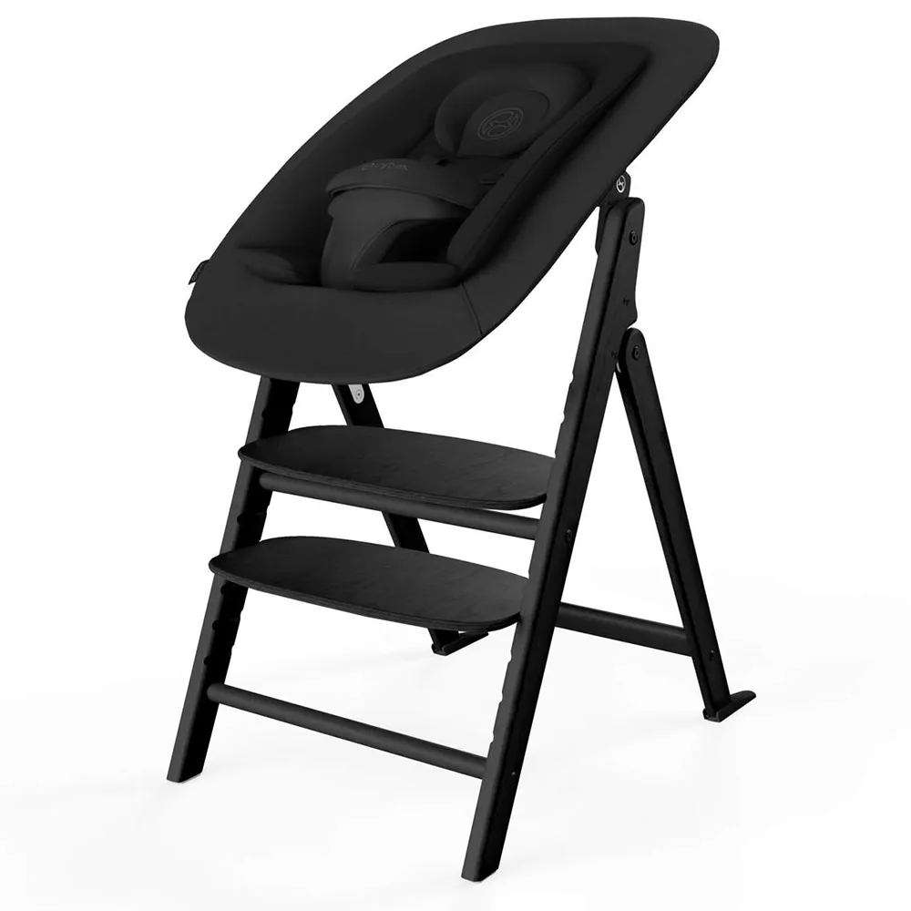 Cybex Click & Fold Spisestol 4-in-1 Stunning Black