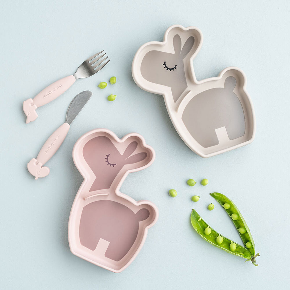 Utført av Deer Stick&Stay snackplate Birdee Powder