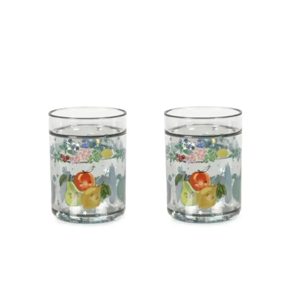 Konges Sløjd 2 Pack Glitter Cups Fruity-One Size