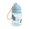 Done by deer vannsflaske med sugerør - Tiny farm Blue