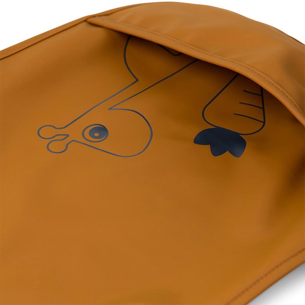 Done by Deer bib 2-pk Deer friends Sennep/Grønn