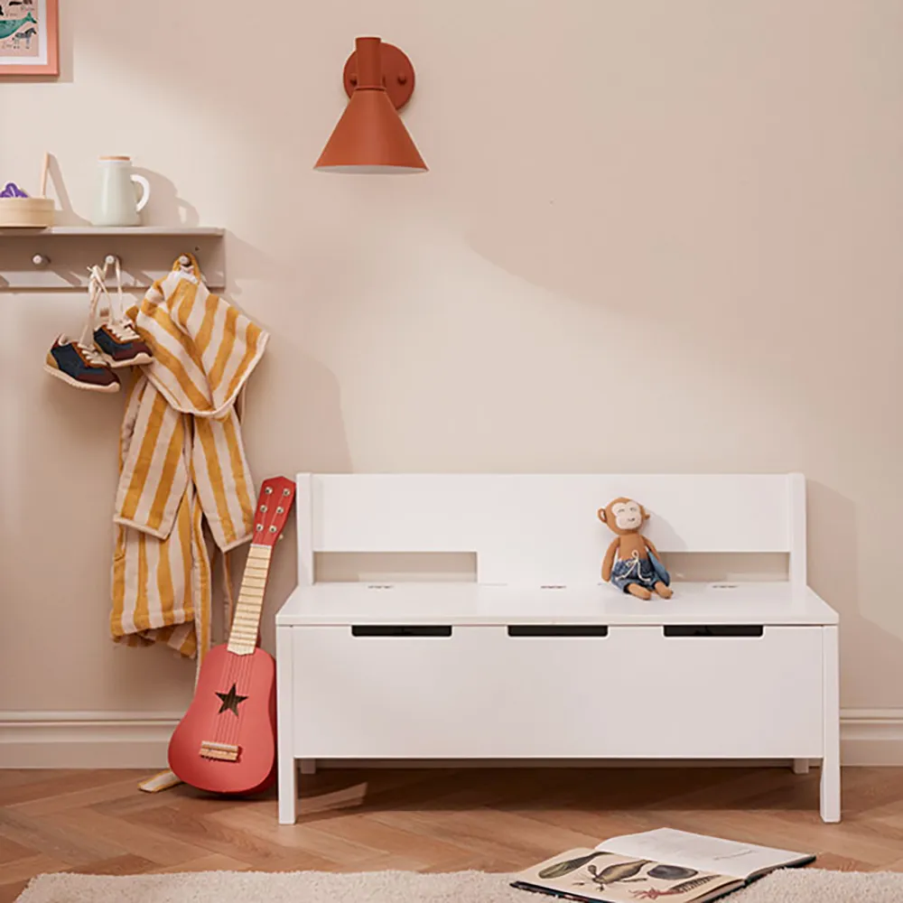 Kids Concept Sofa med oppbevaring hvit STAR