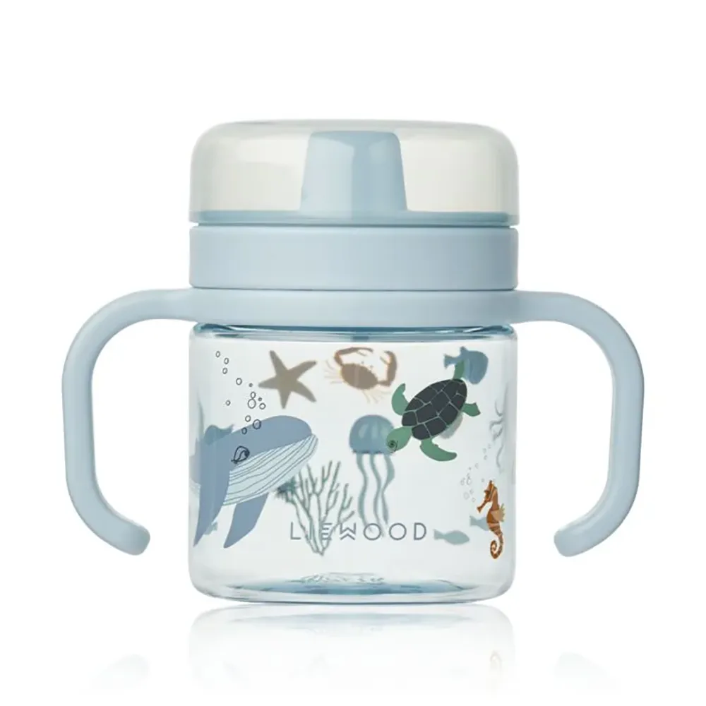 Liewood Kylo Tritan tutekopp 280ml Sea creature / Sandy