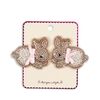 Konges Sløjd 2 Pack Beaded Bunny Hair Clips Bunny-One Size