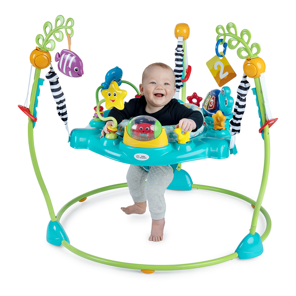 Baby Einstein 2 i 1 Hoppehuske/aktivitetsbord