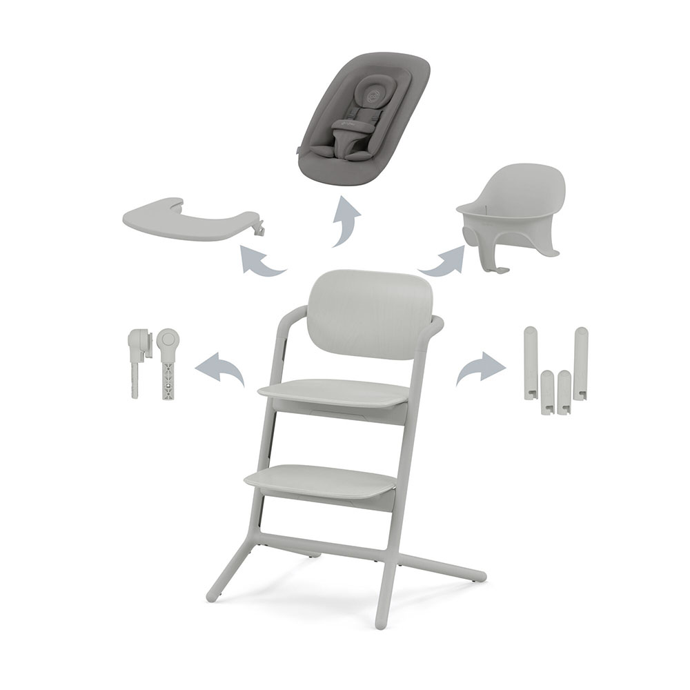 Cybex LEMO barnestol 4in1 Suede Grey 