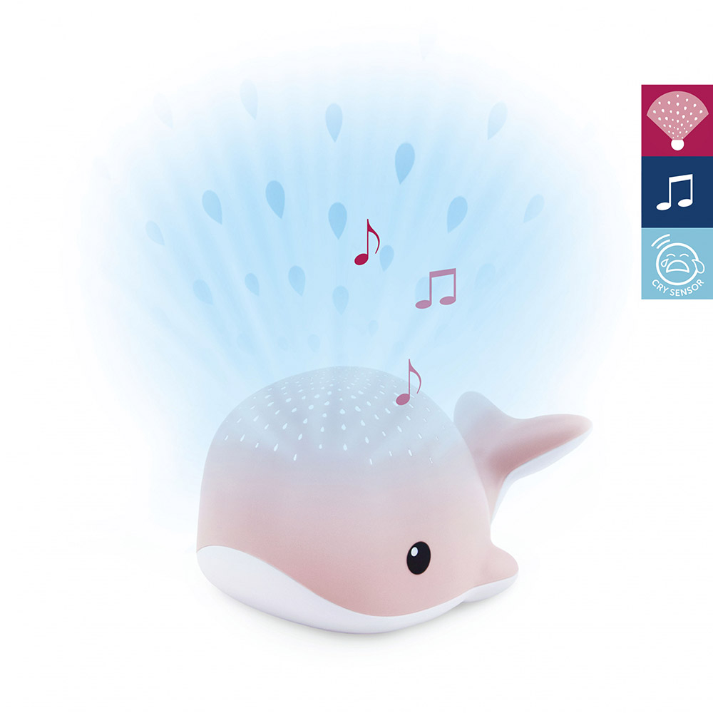 Zazu Wally Night Light Sea Projector Rosa