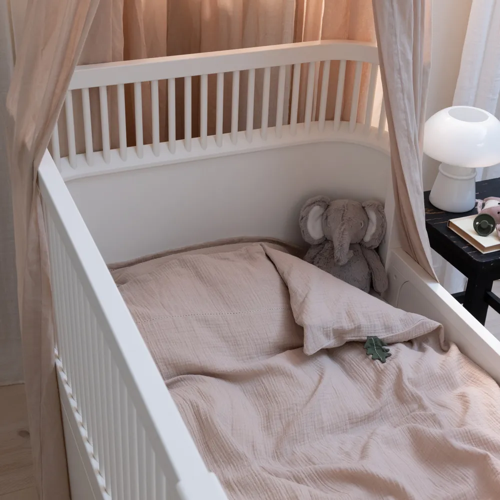 Sebra Sengesett baby musselin seabreeze beige