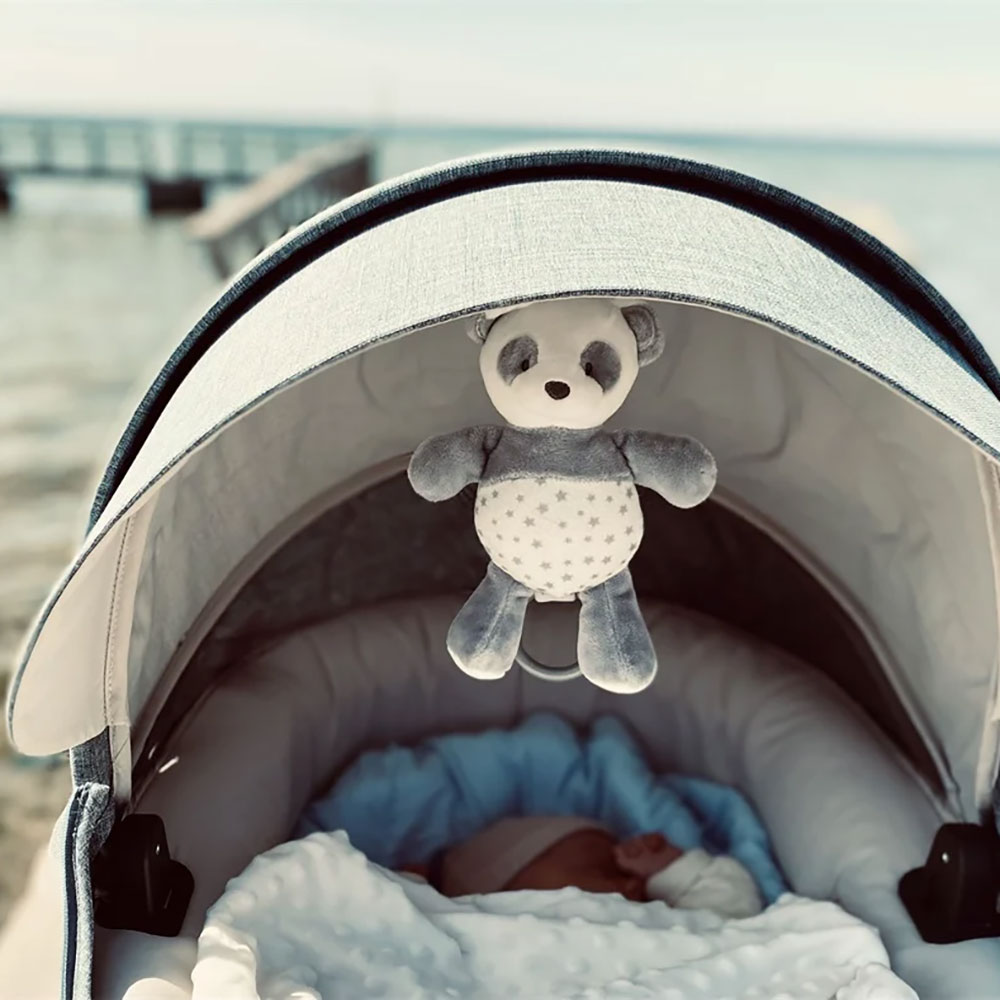 Fresh Kid Panda dyne grå