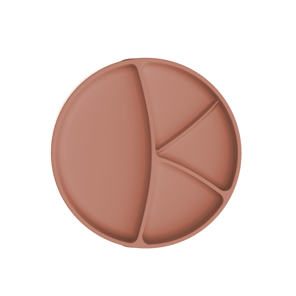 Everyday Baby Silikonplate med sugekopp Nature Red