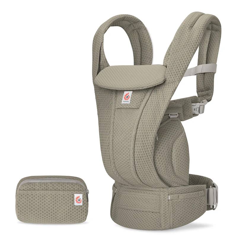 Ergobaby Omni Deluxe Mesh Bæresele - Soft Olive