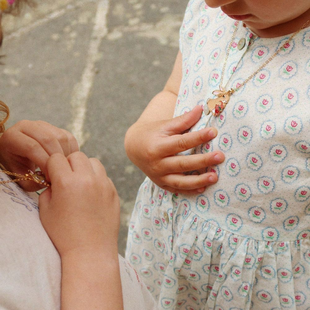 Konges Sløjd Bunny Bestie Necklace Gold-One Size