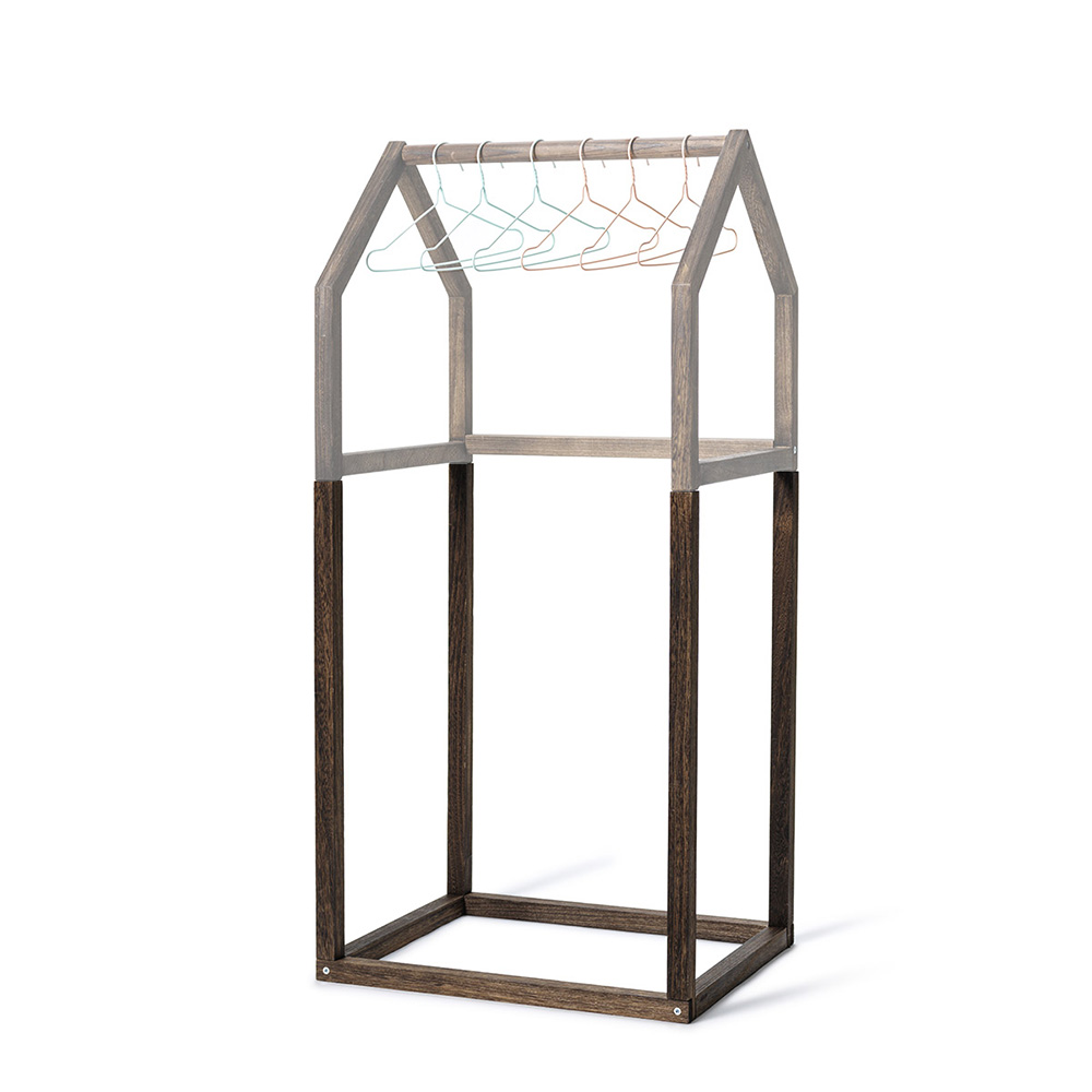 Elodie Clothes rack-mørk tre