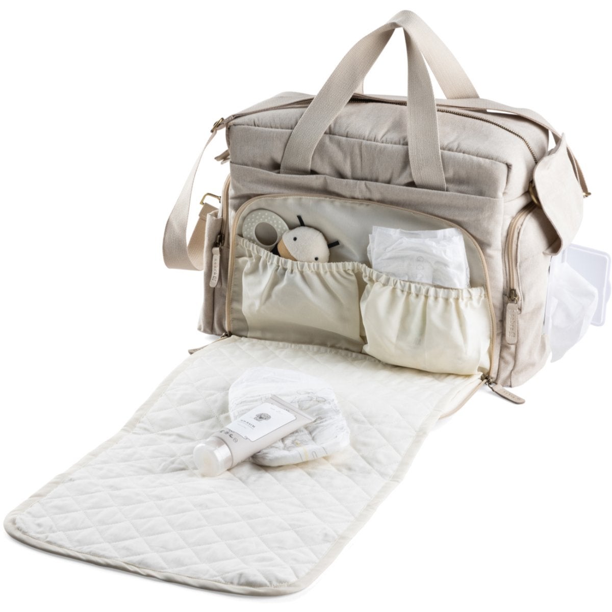 Sebra On-the-go stellebag morning beige melange