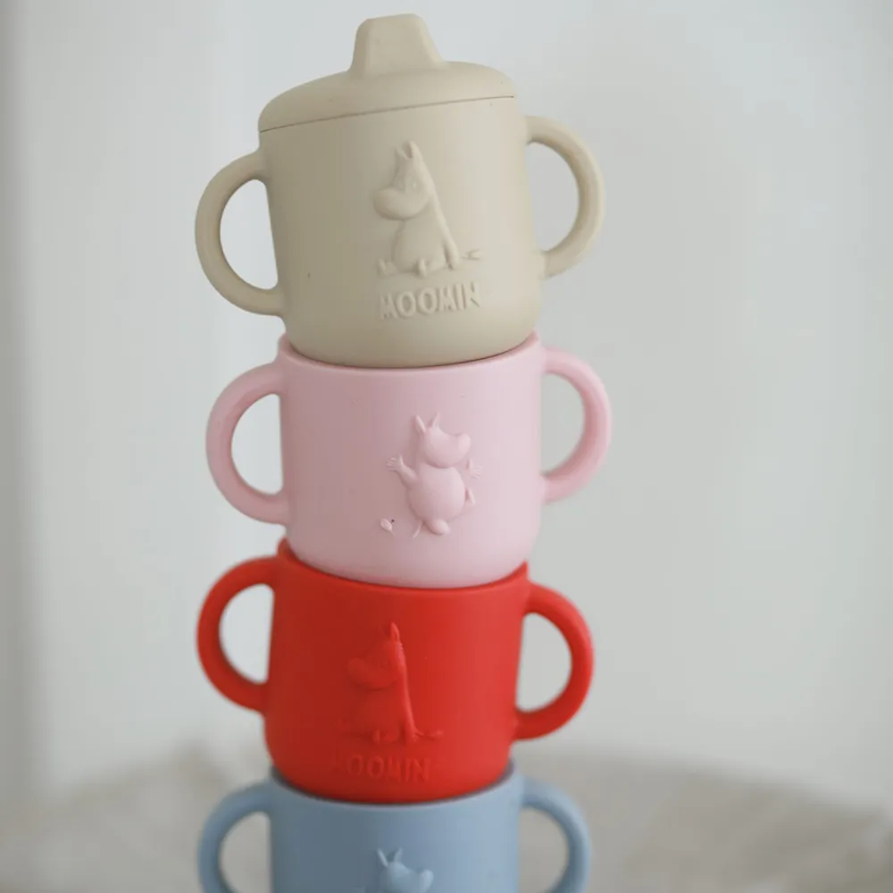 Rätt Start Mumin Drikkekopp i silikon Sky Blue