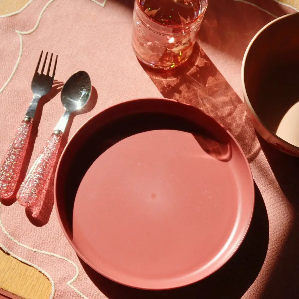 Konges Sløjd Glitterbestikk 8-pakning – Sparkling Blush/Blue