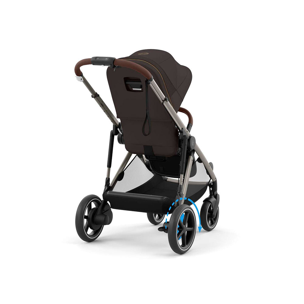Cybex eGAZELLE S barnevogn Chocolate Brown