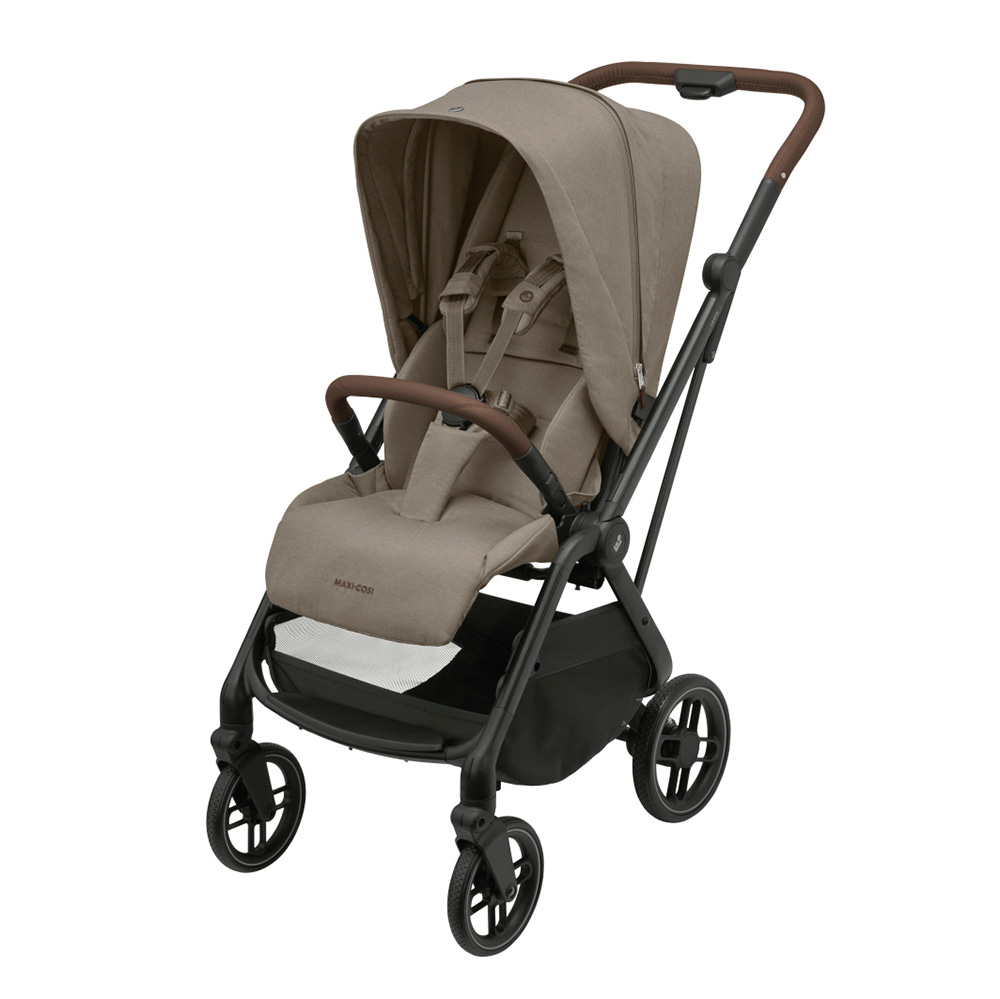 Maxi-Cosi Leona 2 twillic trøffel svart ramme/brunt skinn