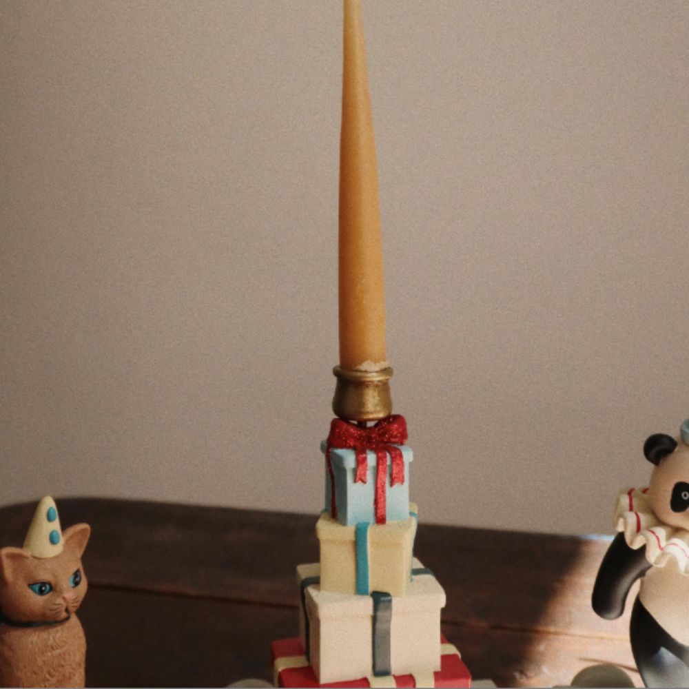 Konges Sløjd 20 Pack Birthday Train Candles Nature