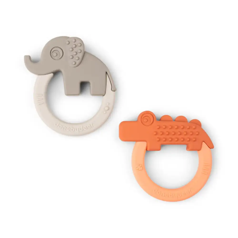 Done by Deer Teether Papaya/Sand
