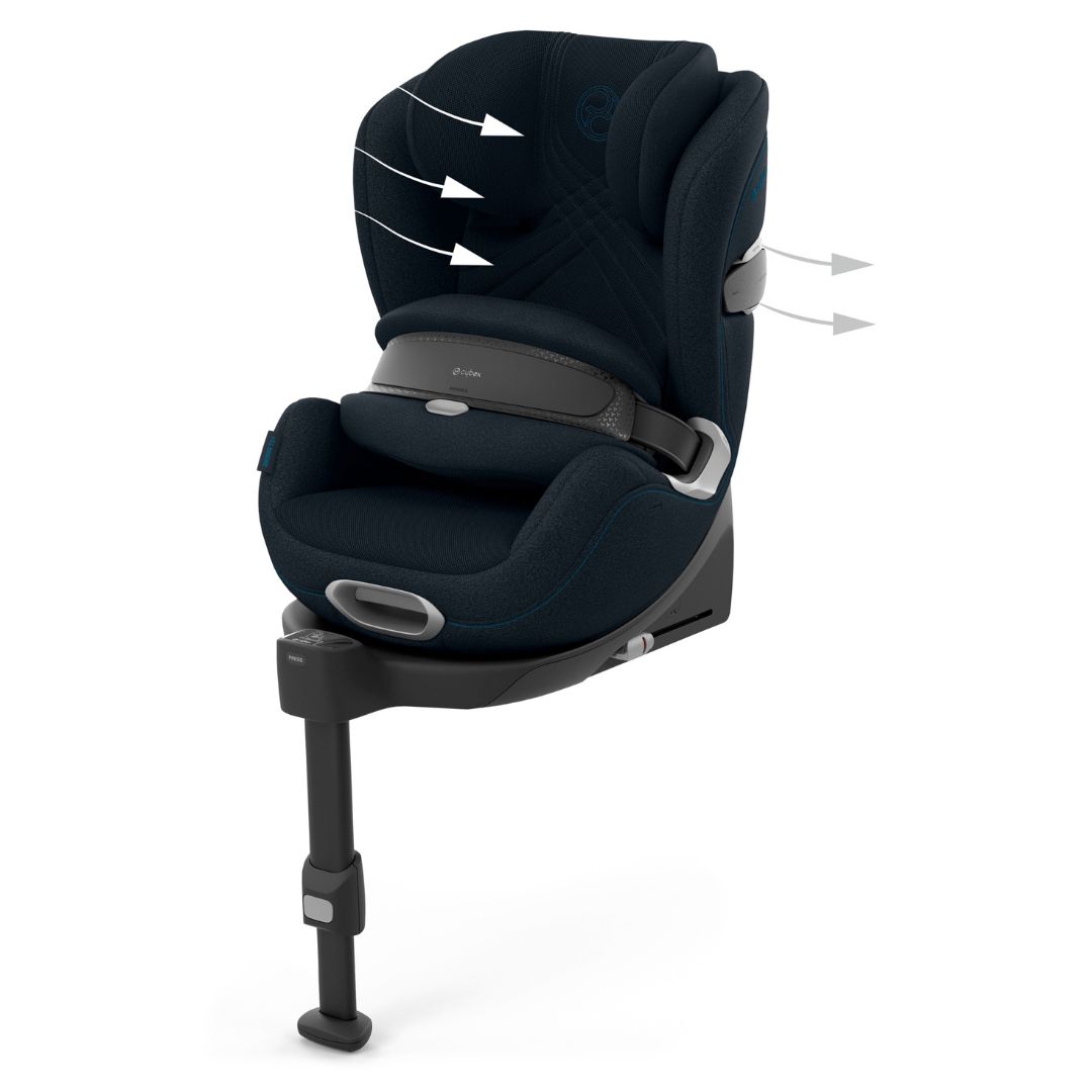 Cybex Anoris T2 bilstol med kollisjonspute i-size Plus Nautical Blue