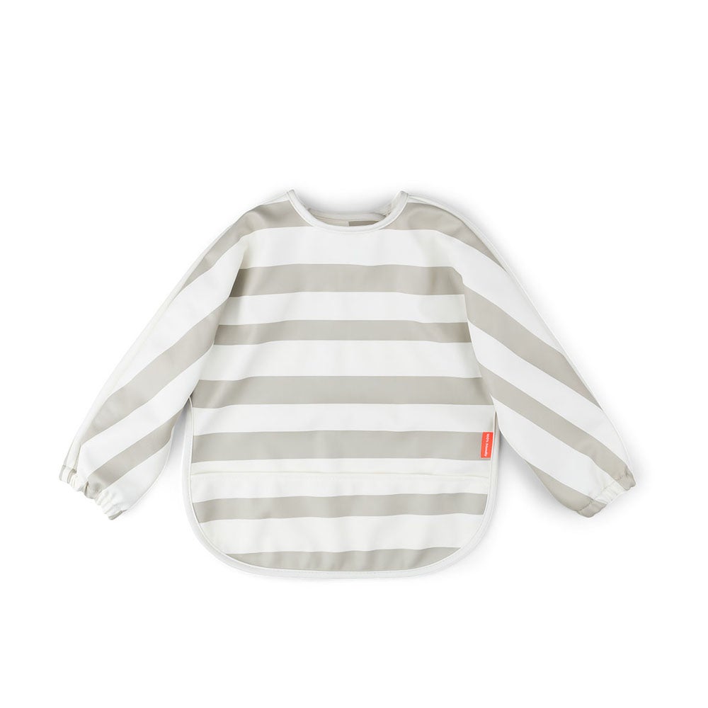 Done by Deer bib med ermer Stripes Sand