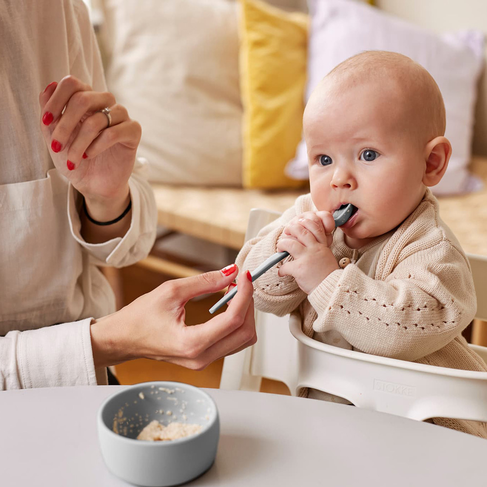Everyday Baby Silikonskje 2-pakning Quiet Grey