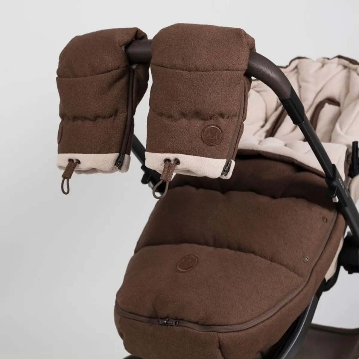 Najell barnevognhansker Bouclé Espresso