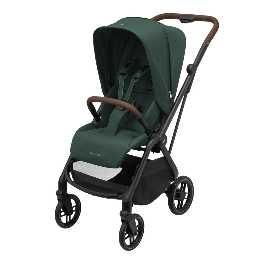 Maxi-Cosi Lena 2 twillic grønn (svart ramme/brunt skinn)