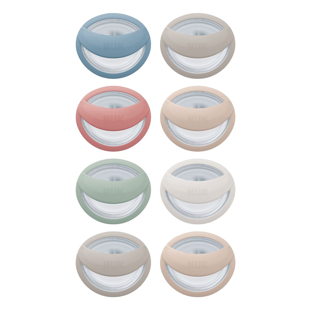 NUK smokk Mommyfeel silikon Blandet farger 0-9 m