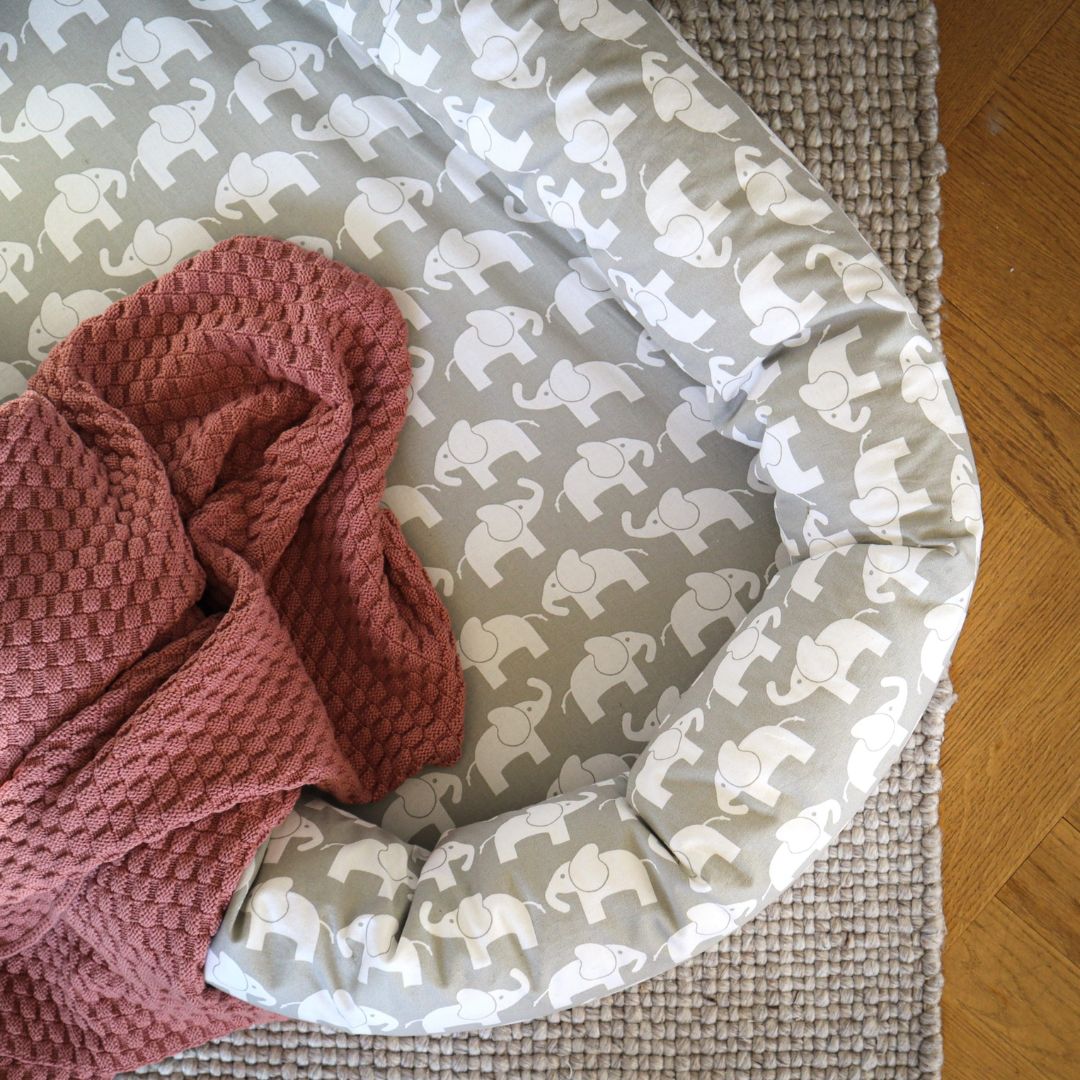 Rätt Start Elephant, Sleeping Puddle, grå