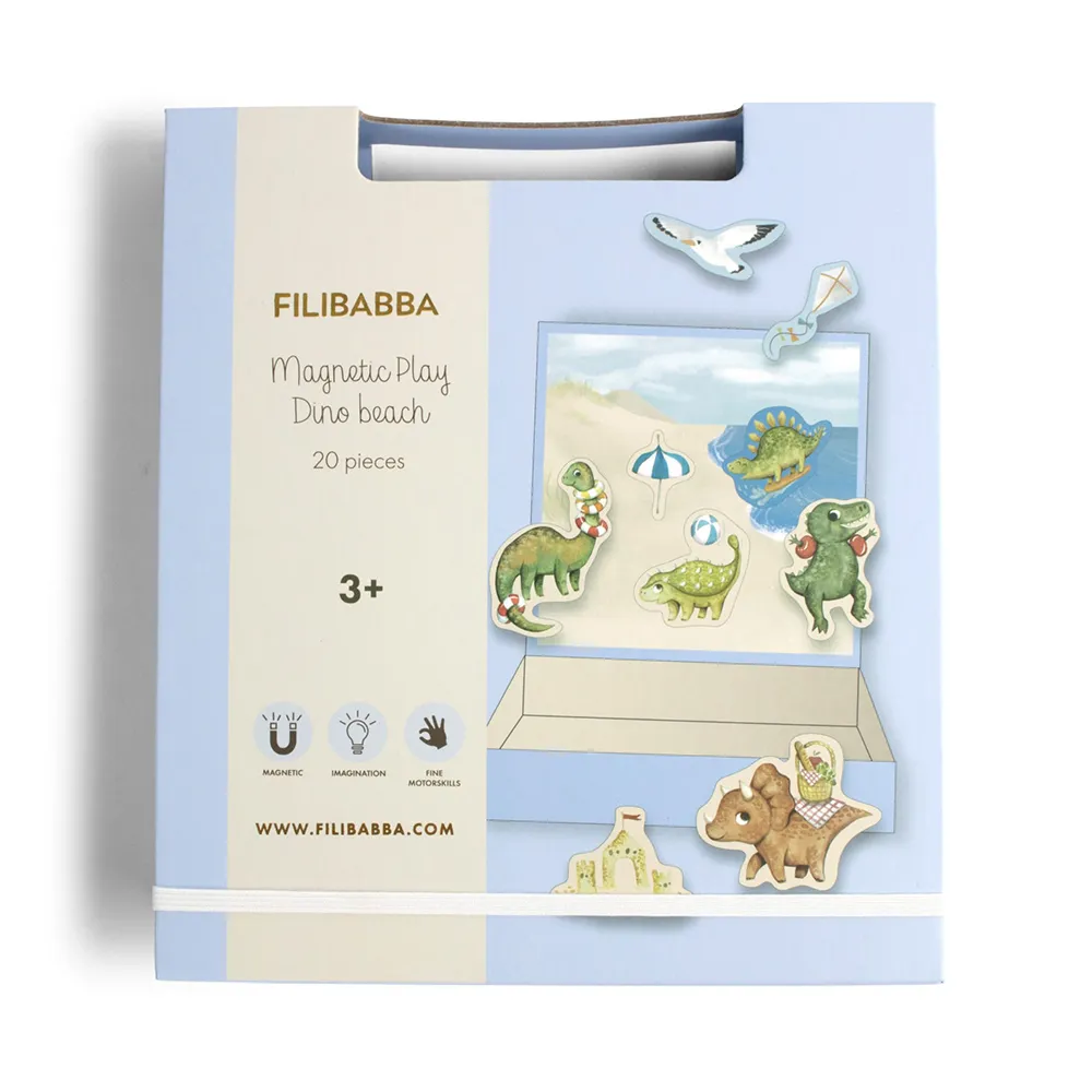 Filibabba Magnetiske spill - Dino Beach