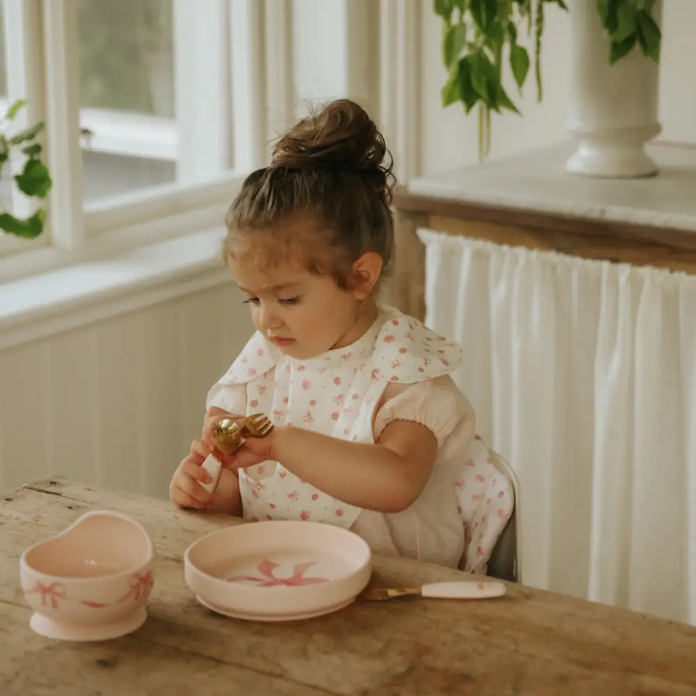 Elodie Baby Bib Petit River Rose En størrelse