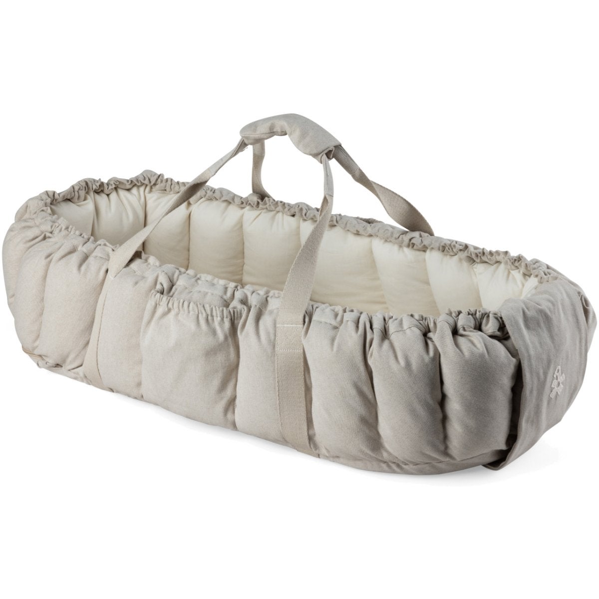 Sebra Babynest 3-i-1 med kalesje morning beige melange