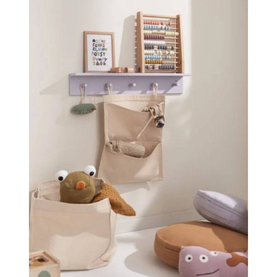 Kids Concept Hengende oppbevaringstekstil naturhvit
