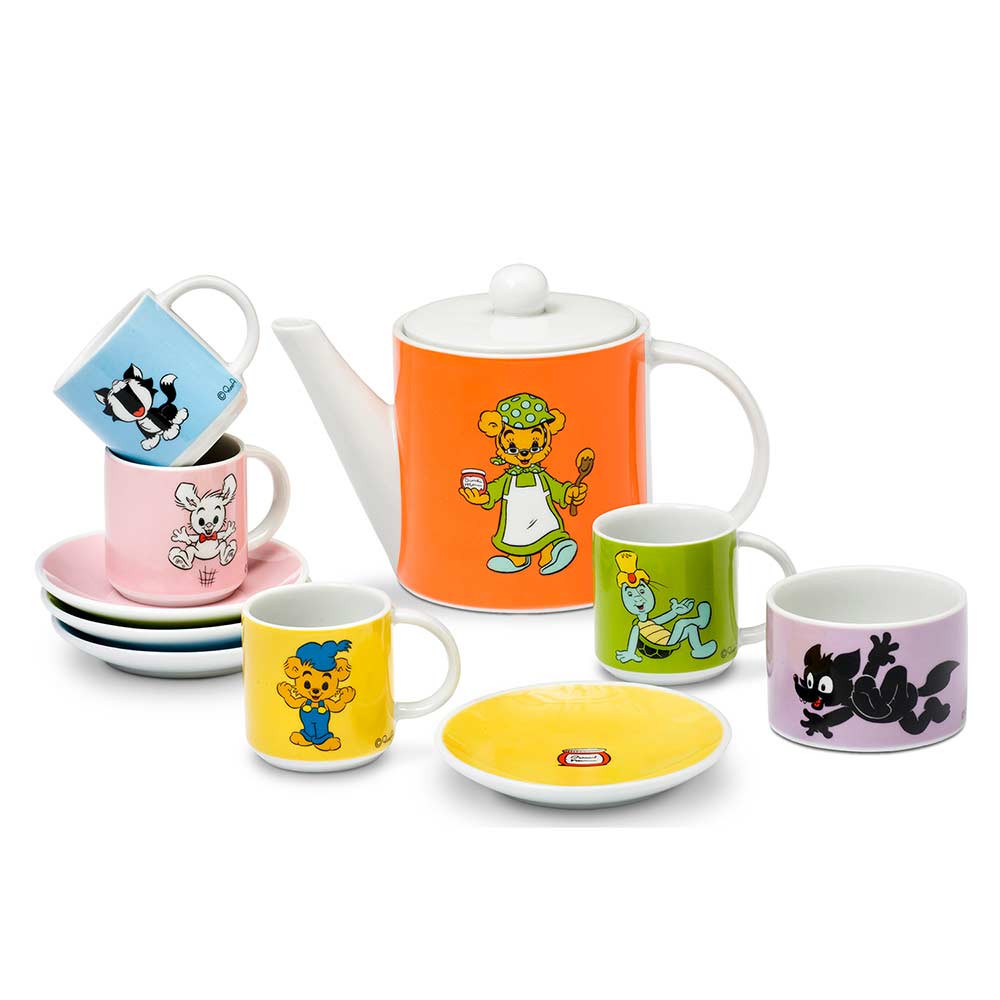 Bamse kaffesett porselen