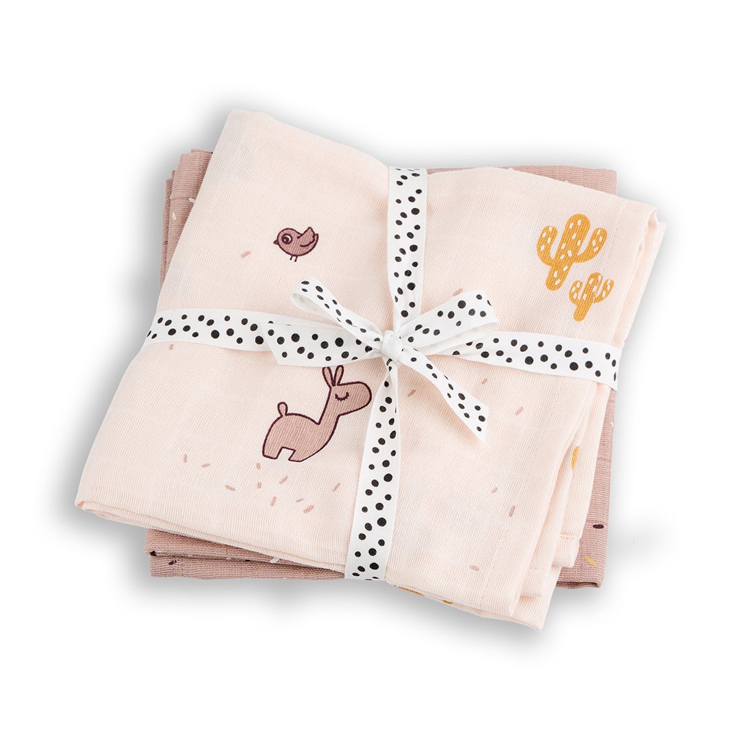 Done by Deer Felt Swaddle 2-pakning GOTS Lalee Powder