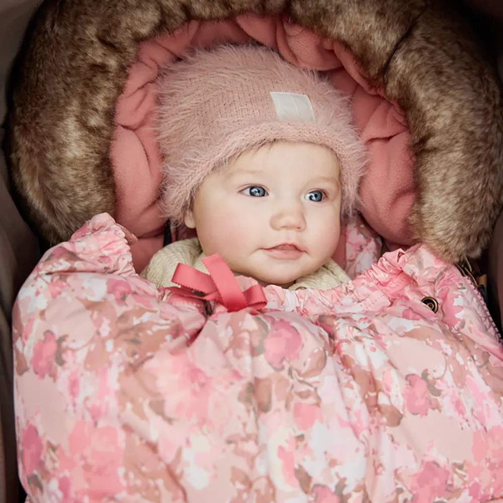 Elodie Furry Knit Lue Powder Pink 0-6m