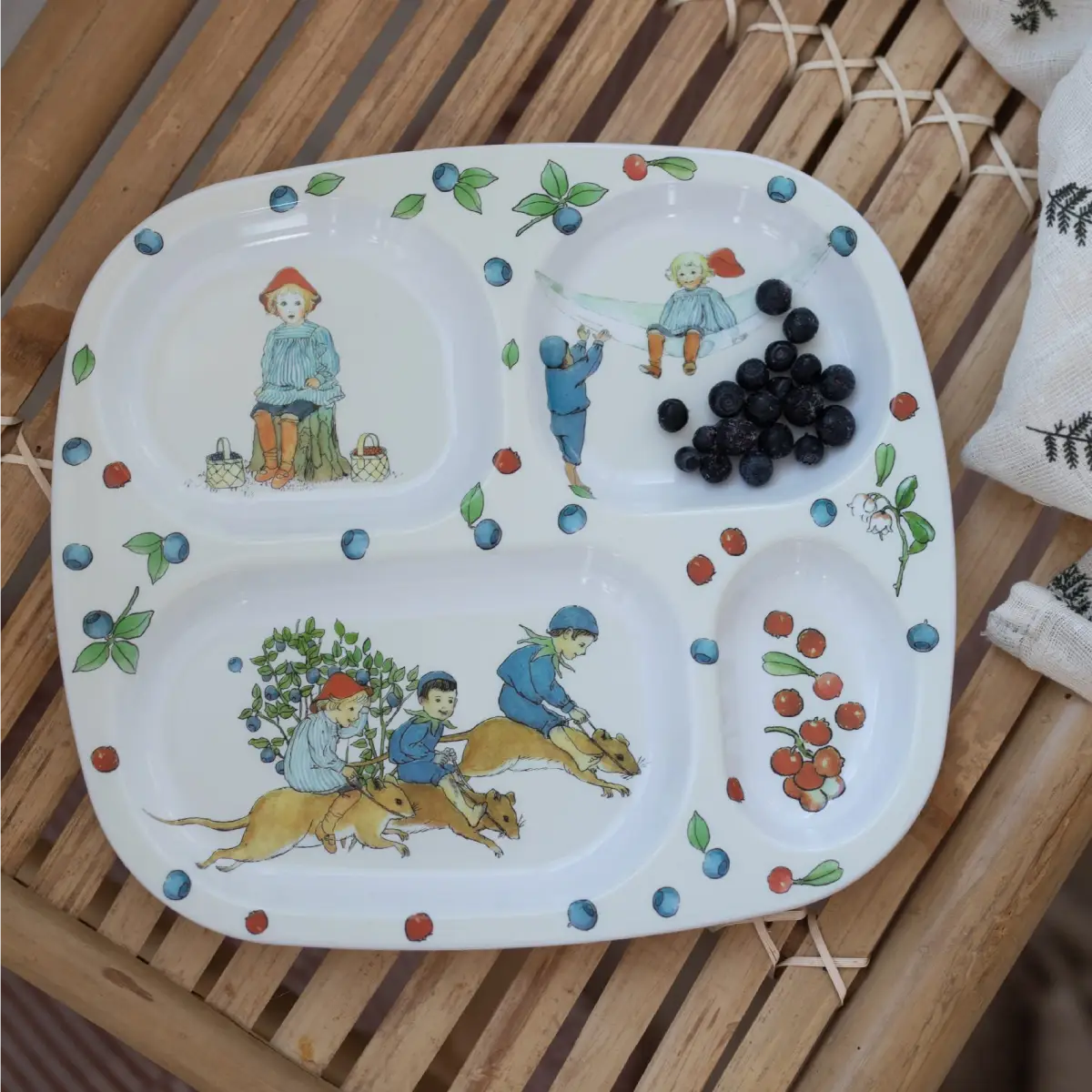 Rätt Start Beskow Putte delt plate