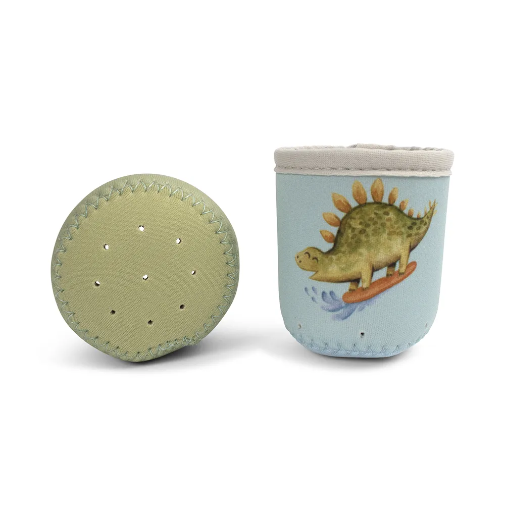 Filibabba Neopren badeleker - Dino Activity Cups