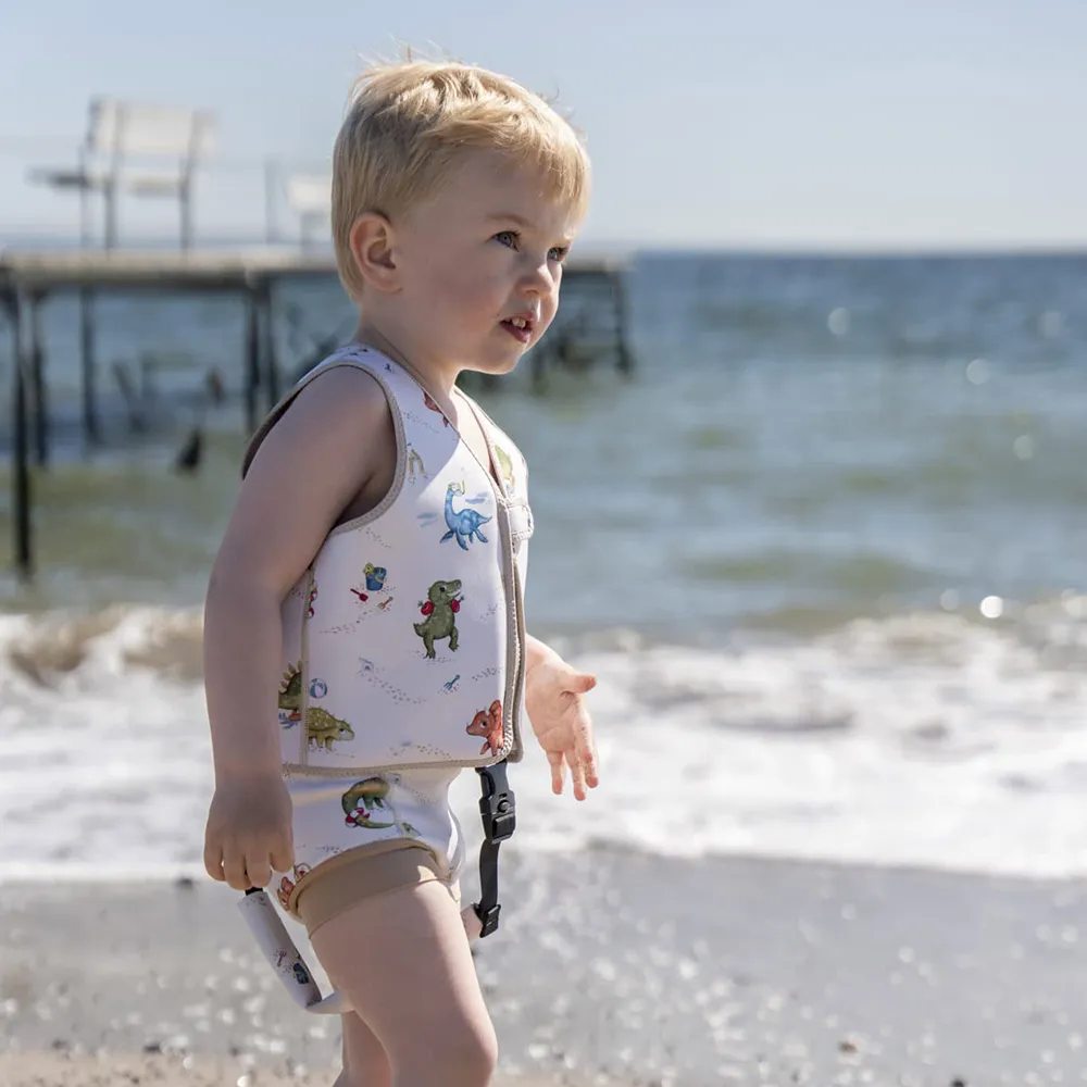 Filibabba Badevest 1-2 år - Dino Beach