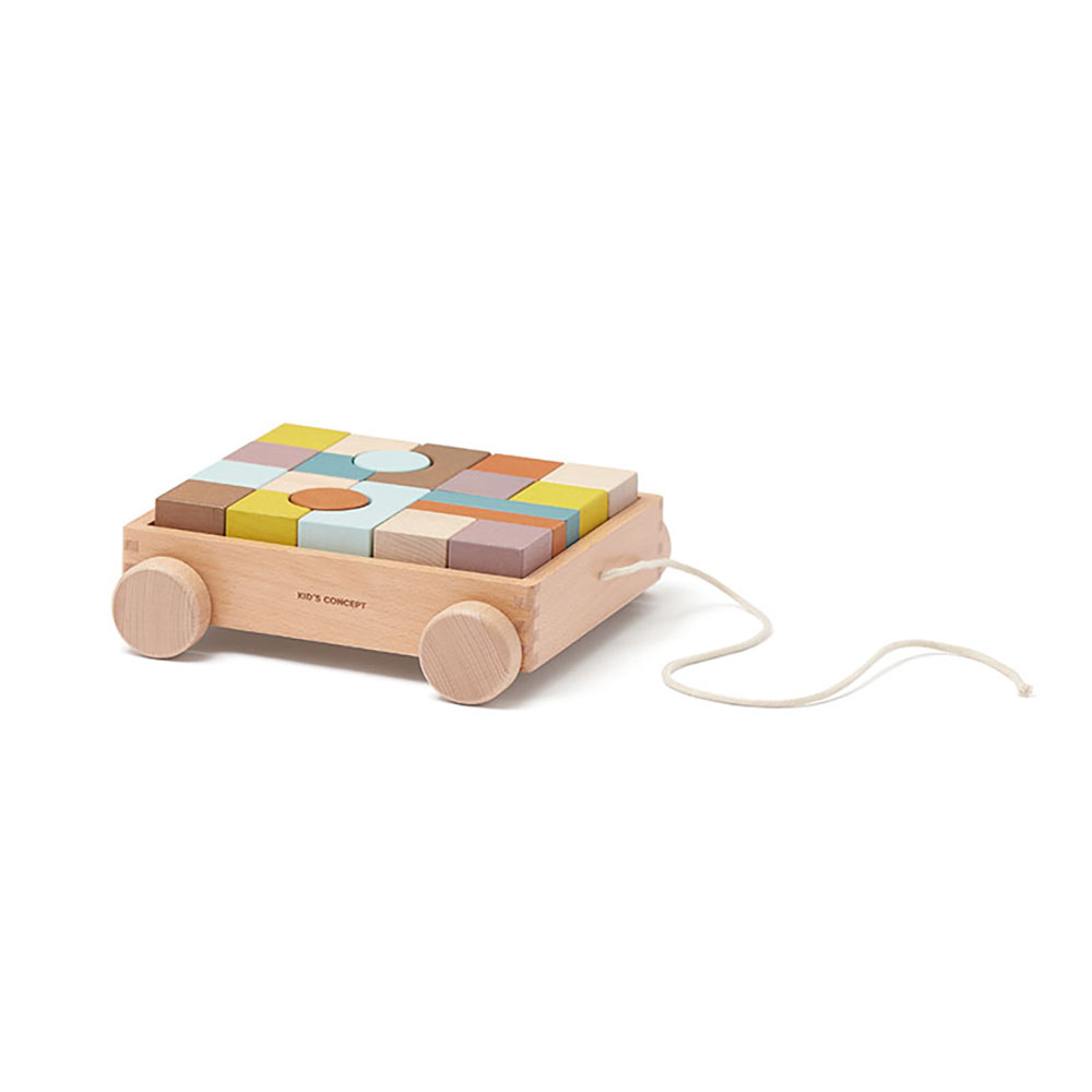 Kids Concept barnevogn med blokker multi NEO